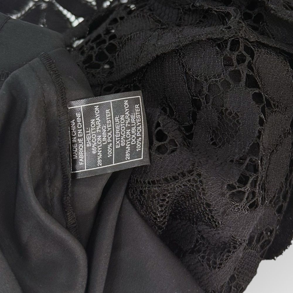 BB DAKOTA NWT LITTLE BLACK DRESS LACE OVERLAY WITH LINING - Picture 6 of 10